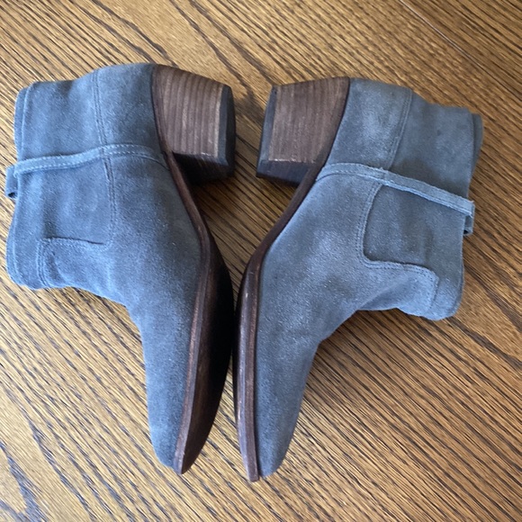 JOIE GREY SUEDE BOOTIES SIZE 11 - Picture 2 of 14